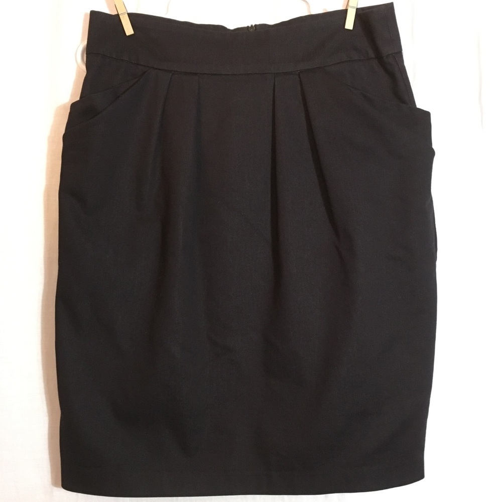 JohnPaulRichard Stretch Chambray‎ Skirt Pockets